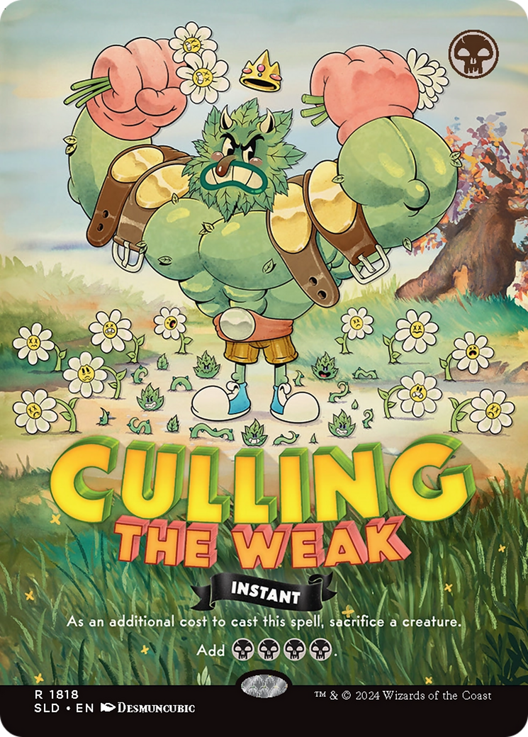 Culling the Weak (Rainbow Foil) [Secret Lair Drop Series] | Enigma On Main