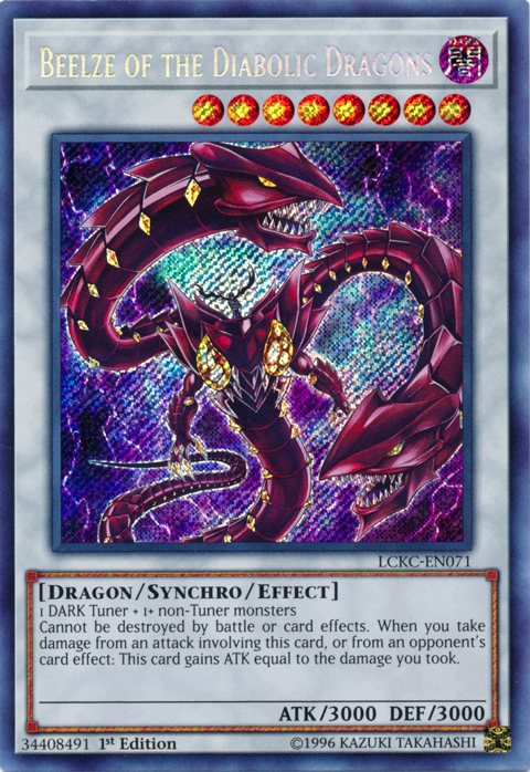 Beelze of the Diabolic Dragons [LCKC-EN071] Secret Rare | Enigma On Main