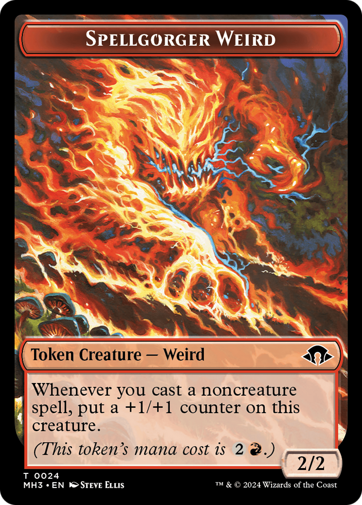 Eldrazi Spawn // Spellgorger Weird Double-Sided Token [Modern Horizons 3 Tokens] | Enigma On Main