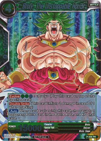 Broly, The Unstoppable Horror (P-006) [Promotion Cards] | Enigma On Main