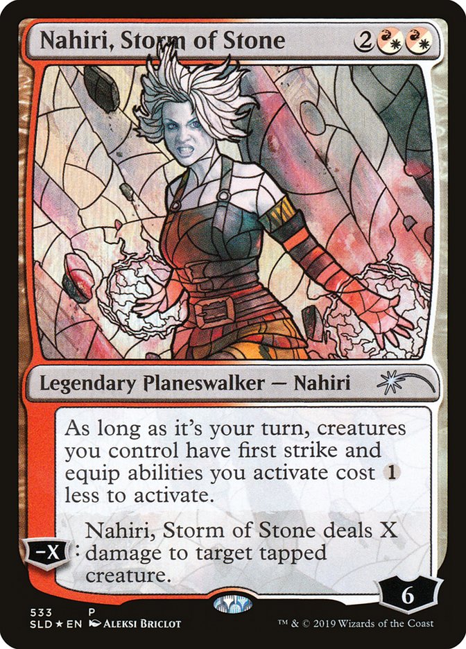 Nahiri, Storm of Stone (Stained Glass) [Secret Lair Drop Promos] | Enigma On Main