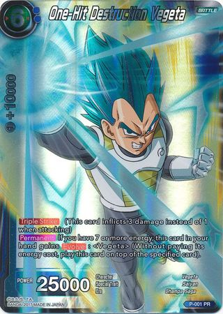 One-Hit Destruction Vegeta (P-001) [Promotion Cards] | Enigma On Main