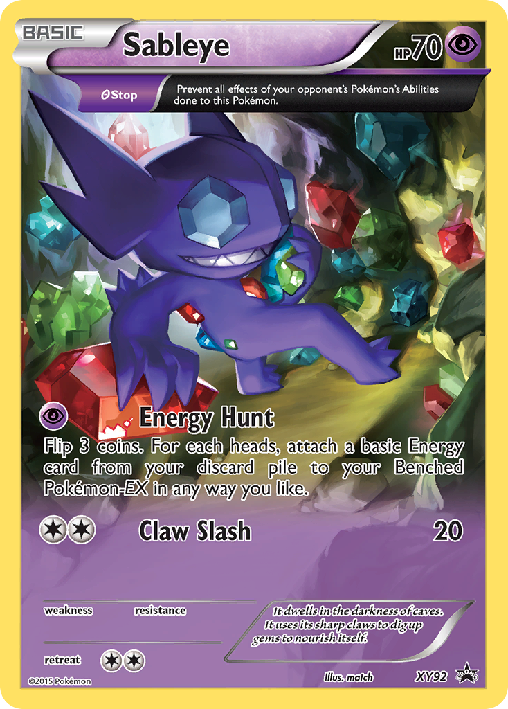 Sableye (XY92) [XY: Black Star Promos] | Enigma On Main