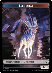 Elemental (9) // Vampire Double-Sided Token [March of the Machine Tokens] | Enigma On Main