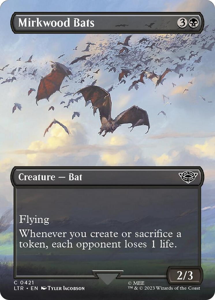 Mirkwood Bats (Borderless Alternate Art) [The Lord of the Rings: Tales of Middle-Earth] | Enigma On Main