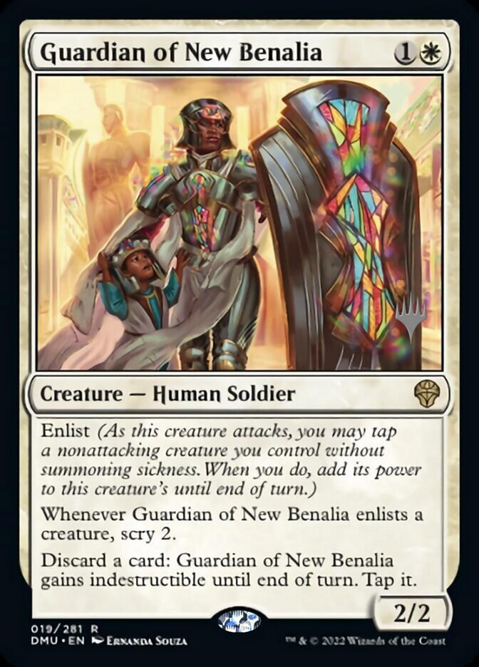 Guardian of New Benalia (Promo Pack) [Dominaria United Promos] | Enigma On Main