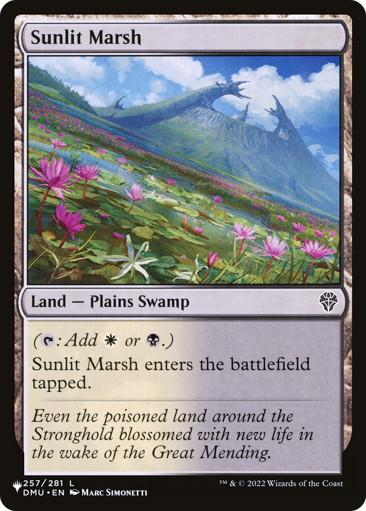 Sunlit Marsh [The List Reprints] | Enigma On Main