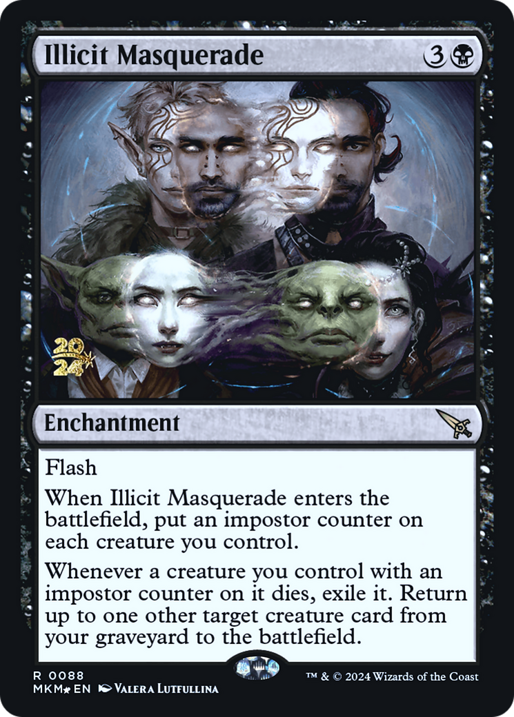 Illicit Masquerade [Murders at Karlov Manor Prerelease Promos] | Enigma On Main