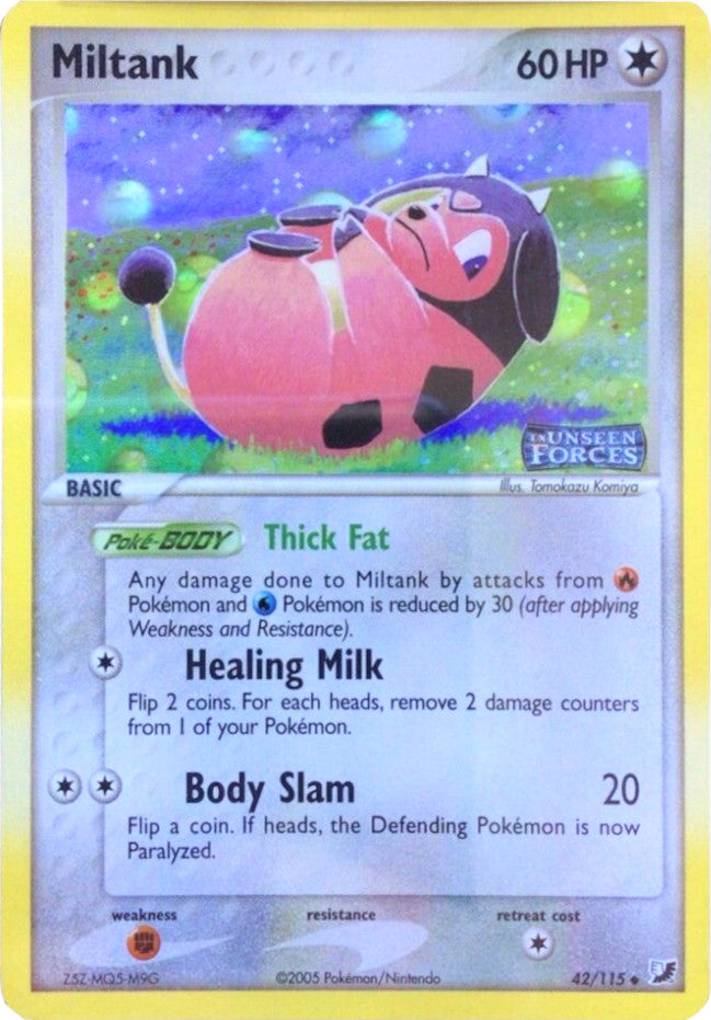 Miltank (42/115) (Stamped) [EX: Unseen Forces] | Enigma On Main