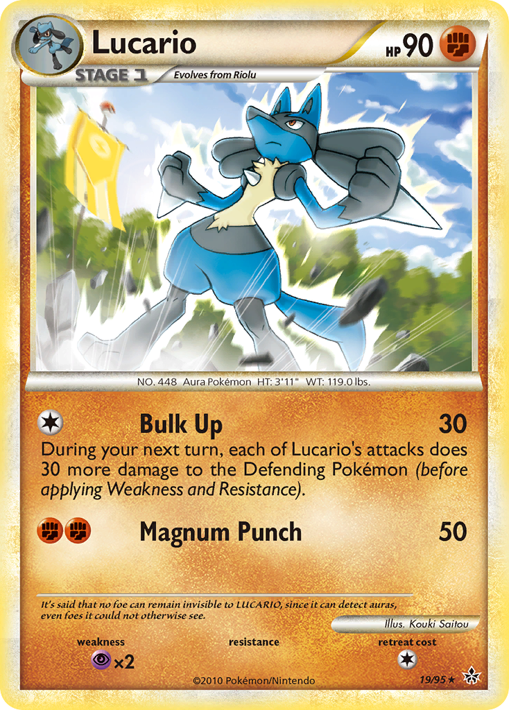 Lucario (19/95) [HeartGold & SoulSilver: Unleashed] | Enigma On Main