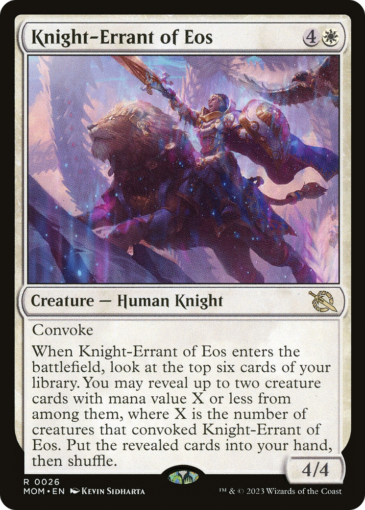 Knight-Errant of Eos [March of the Machine] | Enigma On Main