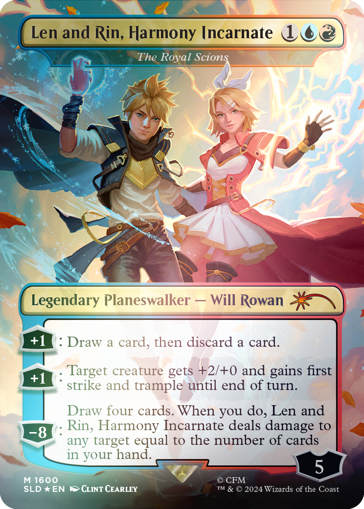 Len and Rin, Harmony Incarnate - The Royal Scions (Rainbow Foil) [Secret Lair Drop Series] | Enigma On Main