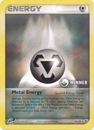 Metal Energy (94/109) (Winner) [EX: Ruby & Sapphire] | Enigma On Main