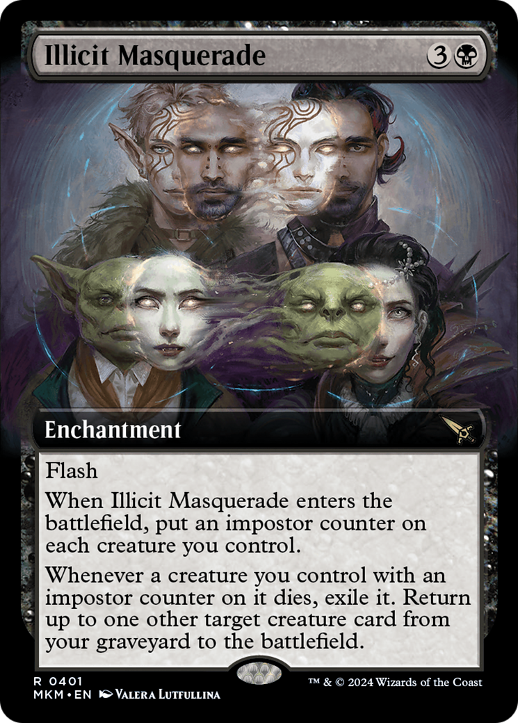 Illicit Masquerade (Extended Art) [Murders at Karlov Manor] | Enigma On Main