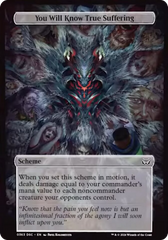 You Will Know True Suffering (Full Art) [Duskmourn: Archenemy] | Enigma On Main