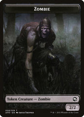 Zombie // Dog Illusion Double-Sided Token [Dungeons & Dragons: Adventures in the Forgotten Realms Tokens] | Enigma On Main