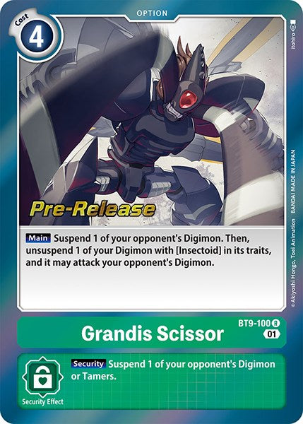 Grandis Scissor [BT9-100] [X Record Pre-Release Promos] | Enigma On Main