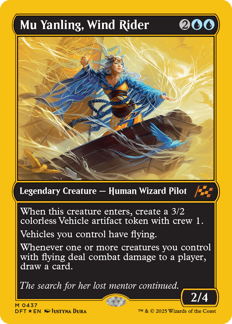 Mu Yanling, Wind Rider (First-Place Foil) [Aetherdrift] | Enigma On Main