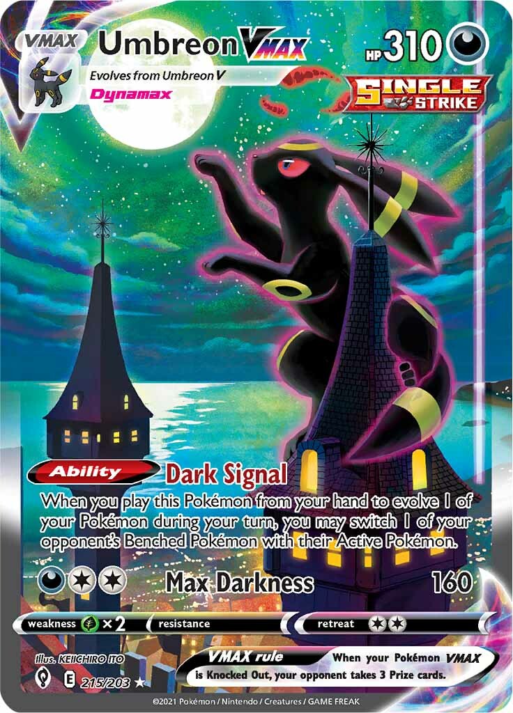 Umbreon VMAX (215/203) [Sword & Shield: Evolving Skies] | Enigma On Main