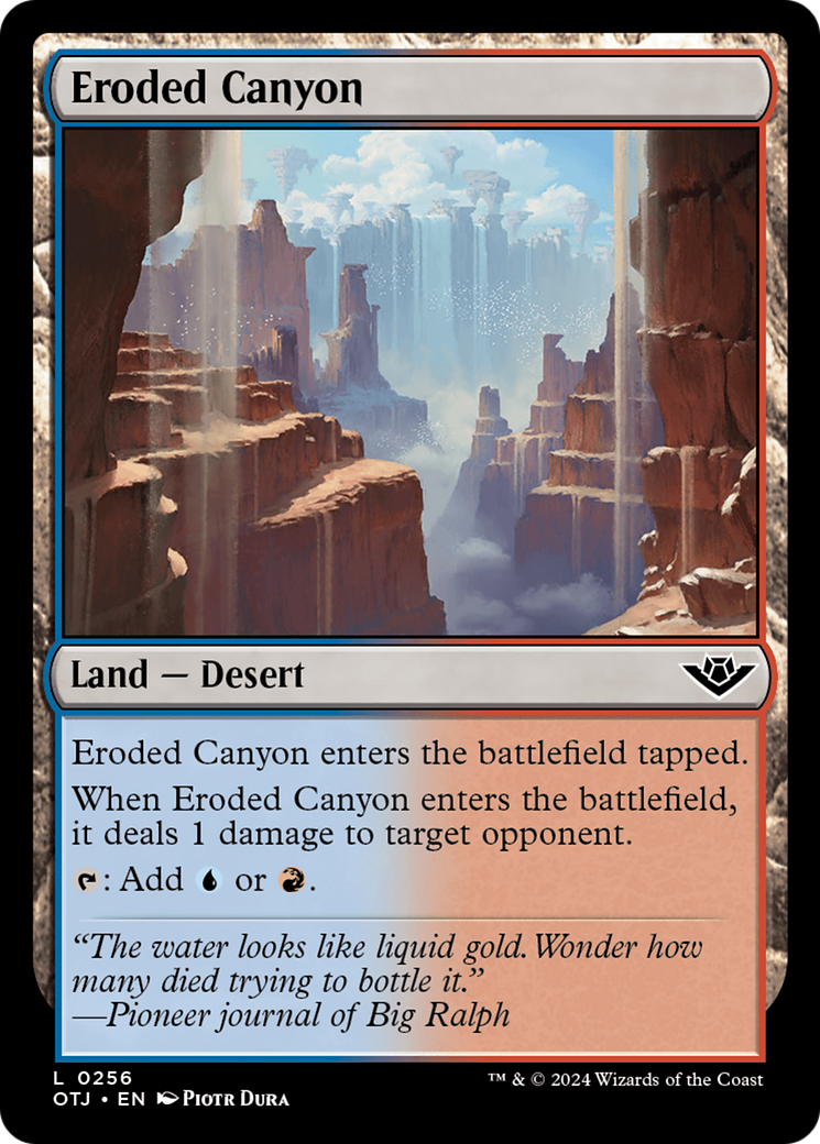 Eroded Canyon [Outlaws of Thunder Junction] | Enigma On Main
