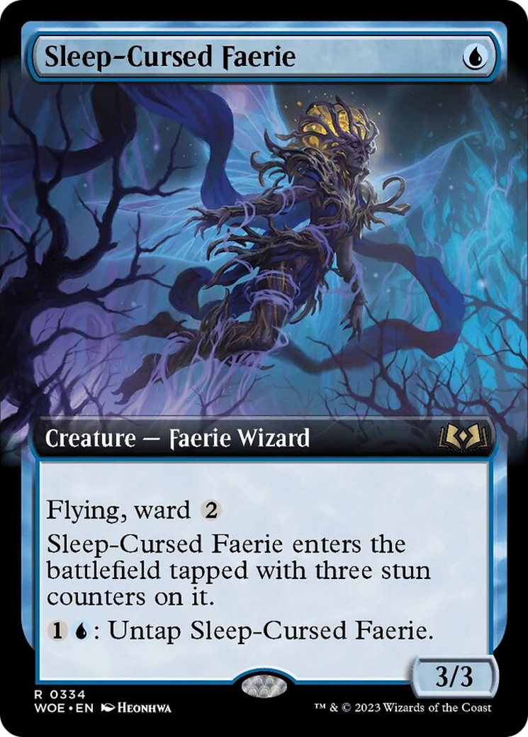 Sleep-Cursed Faerie (Extended Art) [Wilds of Eldraine] | Enigma On Main