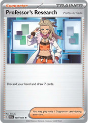 Professor's Research (Professor Sada) (189/198) [Scarlet & Violet: Base Set] | Enigma On Main