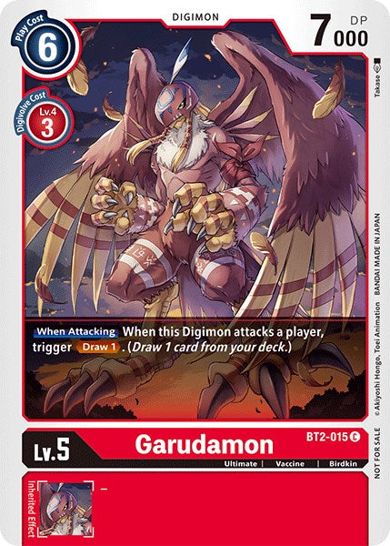 Garudamon [BT2-015] (Official Tournament Pack Vol.3) [Release Special Booster Promos] | Enigma On Main