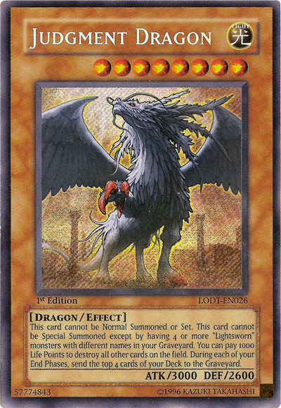 Judgment Dragon [LODT-EN026] Secret Rare | Enigma On Main