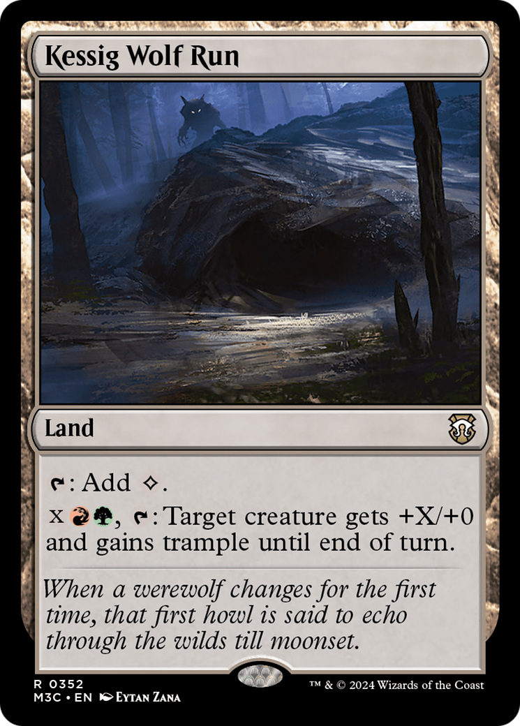 Kessig Wolf Run (Ripple Foil) [Modern Horizons 3 Commander] | Enigma On Main