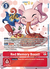 Red Memory Boost! [P-035] (Box Promotion Pack - Next Adventure) [Promotional Cards] | Enigma On Main