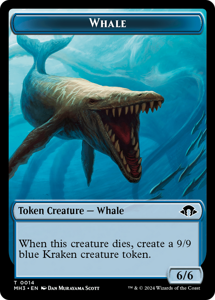 Whale // Energy Reserve Double-Sided Token [Modern Horizons 3 Tokens] | Enigma On Main