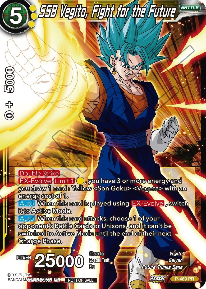 SSB Vegito, Fight for the Future (Z03 Dash Pack) (P-469) [Promotion Cards] | Enigma On Main