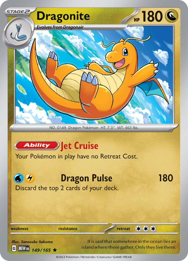 Dragonite (149/165) [Scarlet & Violet: 151] | Enigma On Main