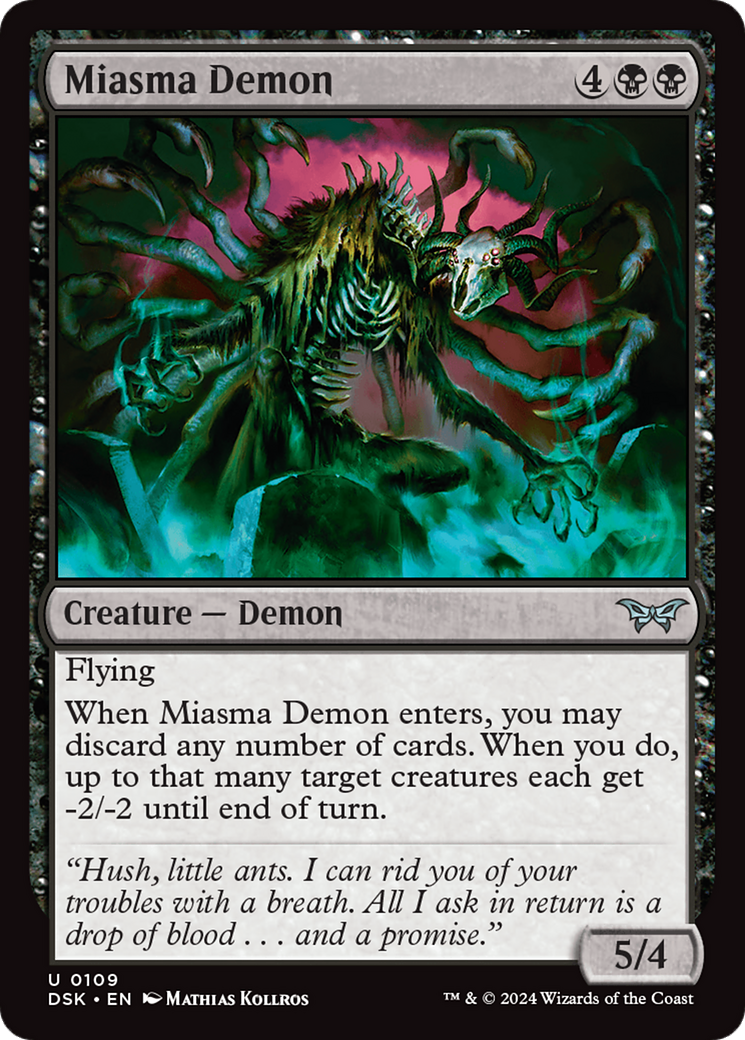 Miasma Demon [Duskmourn: House of Horror] | Enigma On Main