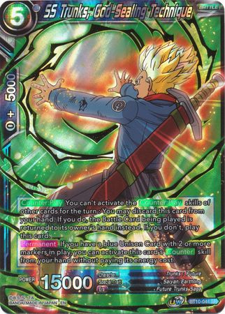 SS Trunks, God-Sealing Technique (BT10-044) [Rise of the Unison Warrior 2nd Edition] | Enigma On Main