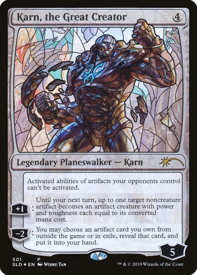 Karn, the Great Creator (Stained Glass) [Secret Lair Drop Promos] | Enigma On Main