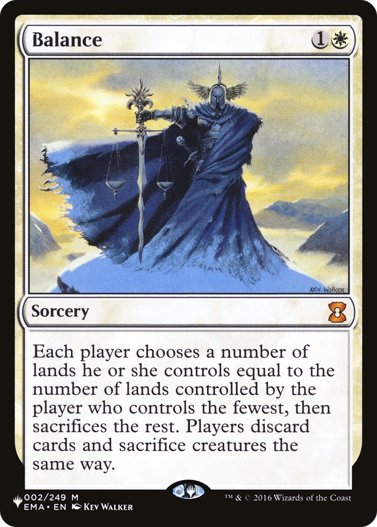 Balance [The List Reprints] | Enigma On Main