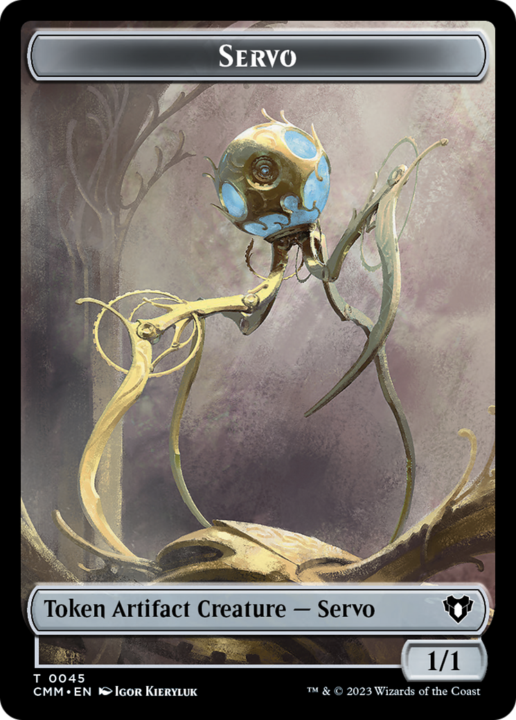 Servo Token [Commander Masters Tokens] | Enigma On Main