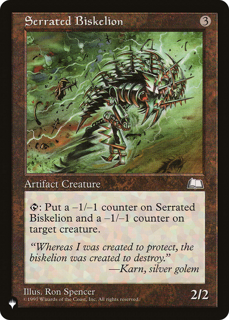 Serrated Biskelion [The List] | Enigma On Main