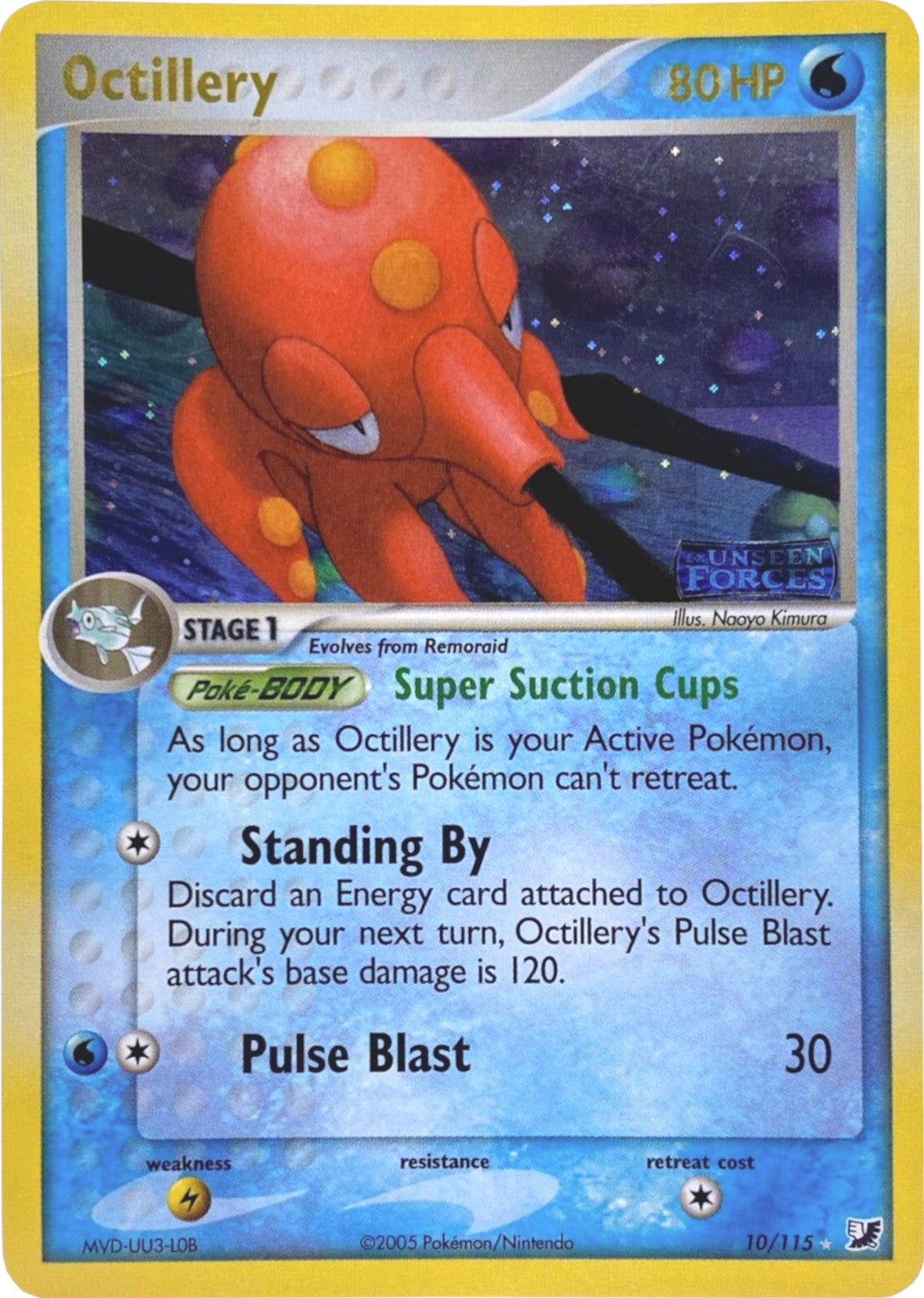 Octillery (10/115) (Stamped) [EX: Unseen Forces] | Enigma On Main