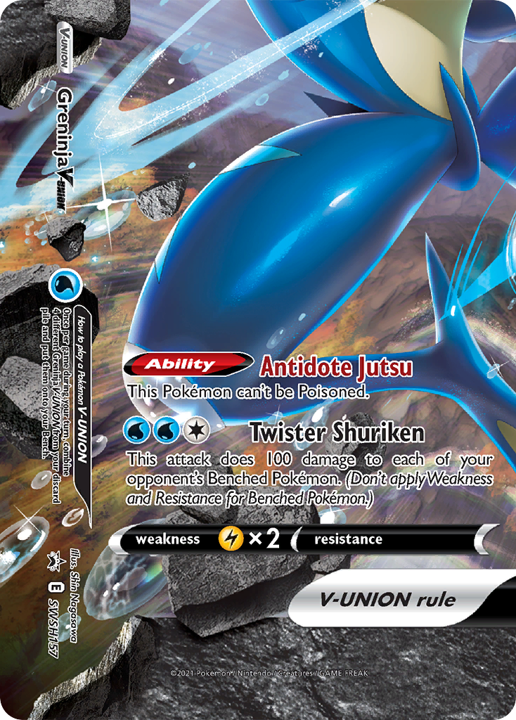 Greninja V-Union (SWSH157) [Sword & Shield: Black Star Promos] | Enigma On Main