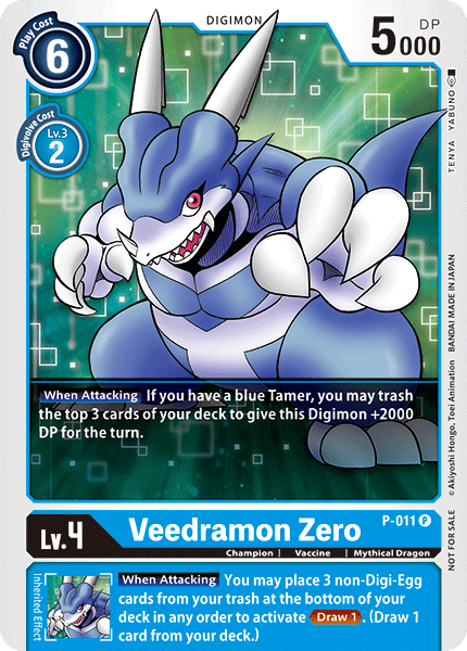 Veedramon Zero [P-011] [Promotional Cards] | Enigma On Main