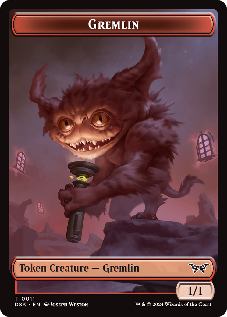 Gremlin Token [Duskmourn: House of Horror Tokens] | Enigma On Main