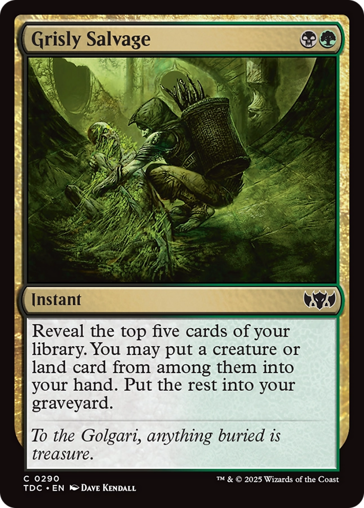 Grisly Salvage [Tarkir: Dragonstorm Commander] | Enigma On Main