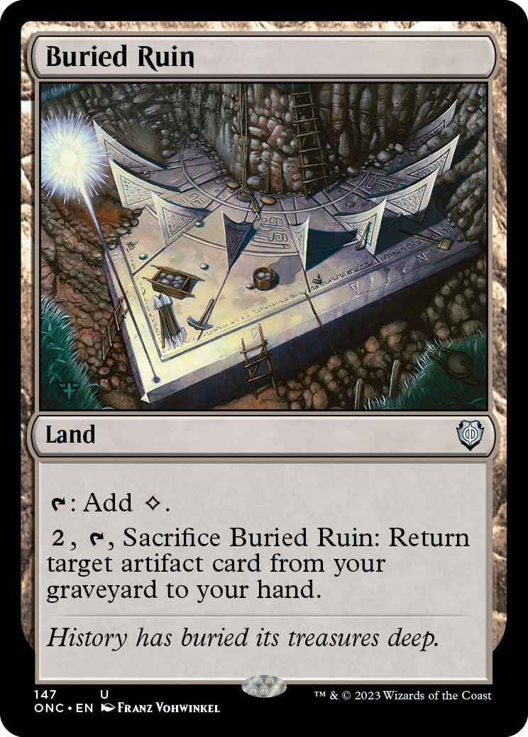 Buried Ruin [Phyrexia: All Will Be One Commander] | Enigma On Main