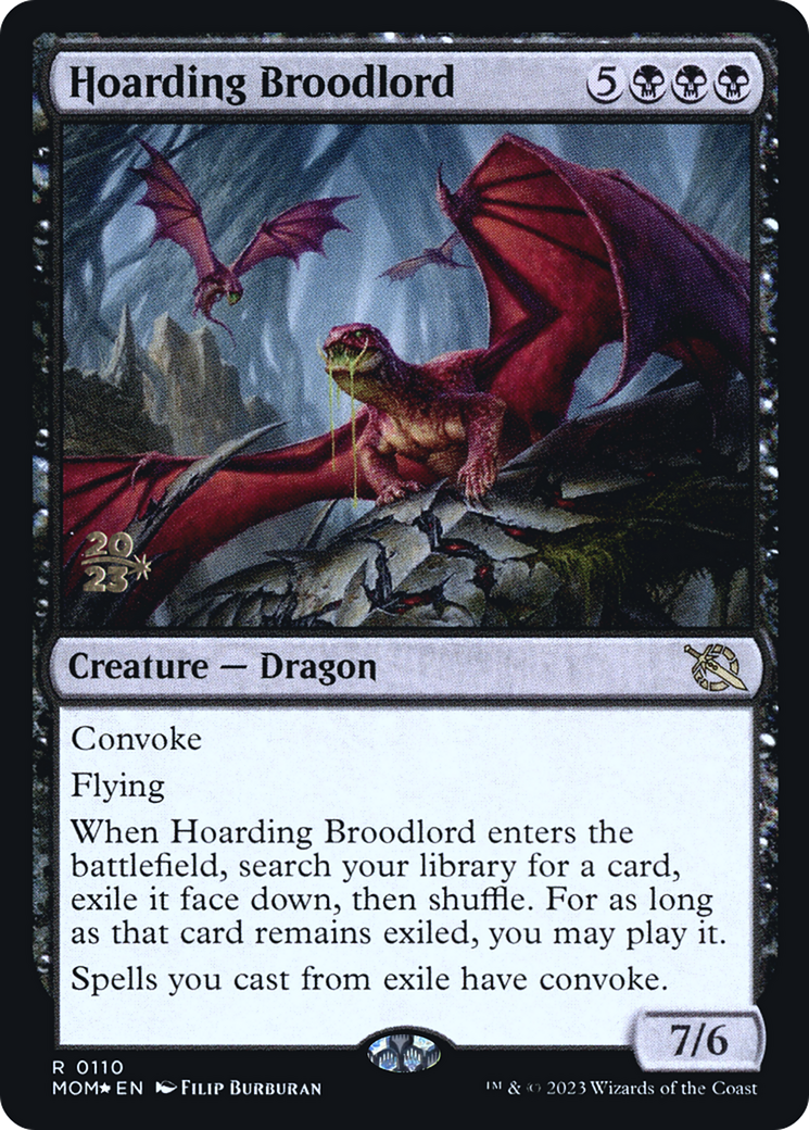 Hoarding Broodlord [March of the Machine Prerelease Promos] | Enigma On Main