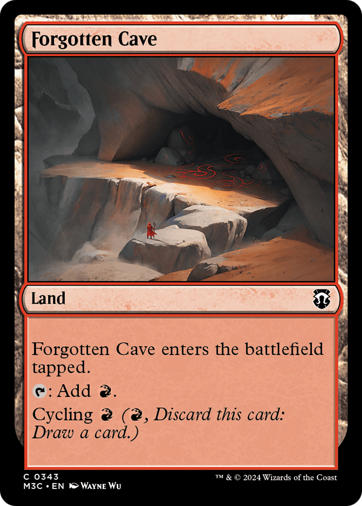 Forgotten Cave (Ripple Foil) [Modern Horizons 3 Commander] | Enigma On Main