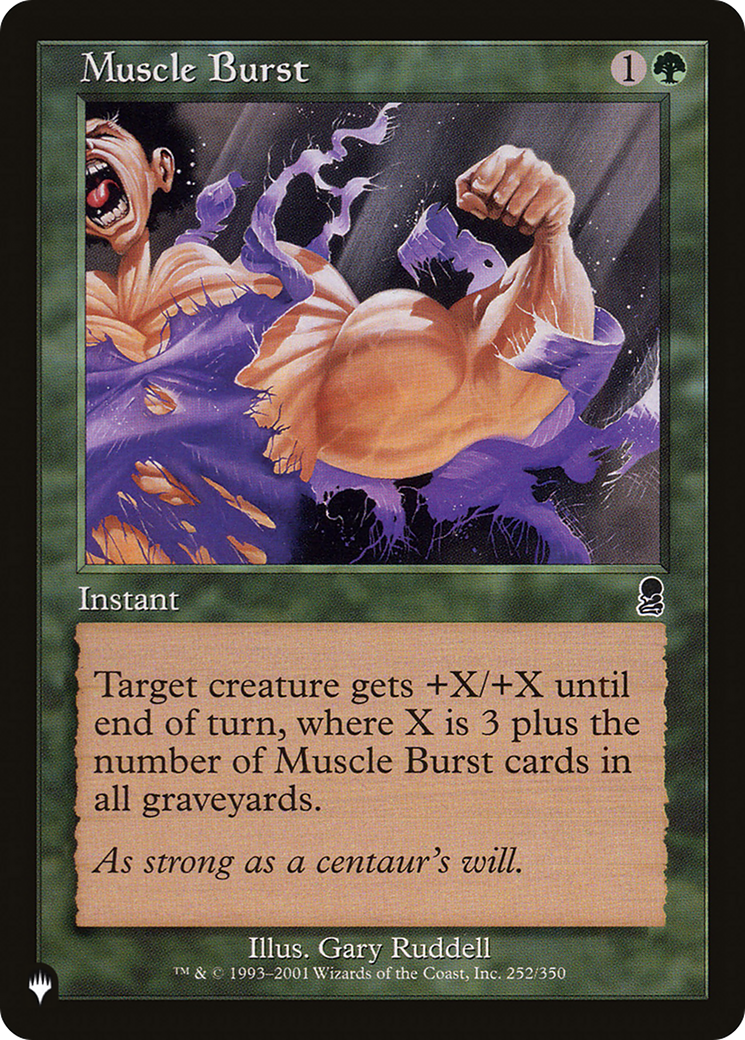Muscle Burst [The List] | Enigma On Main