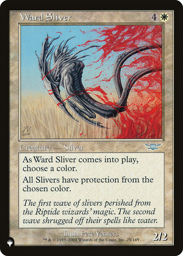 Ward Sliver [The List Reprints] | Enigma On Main