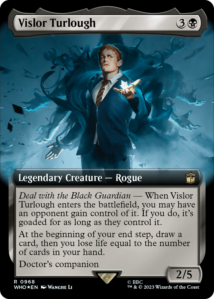 Vislor Turlough (Extended Art) (Surge Foil) [Doctor Who] | Enigma On Main